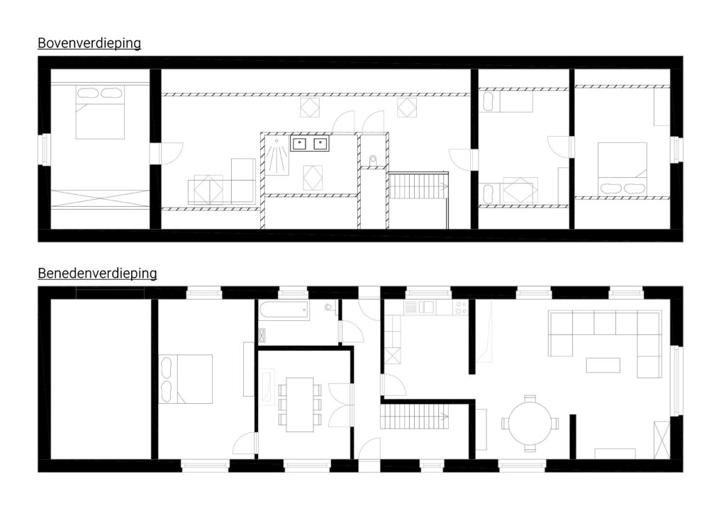 Vakantiewoning Grondplan